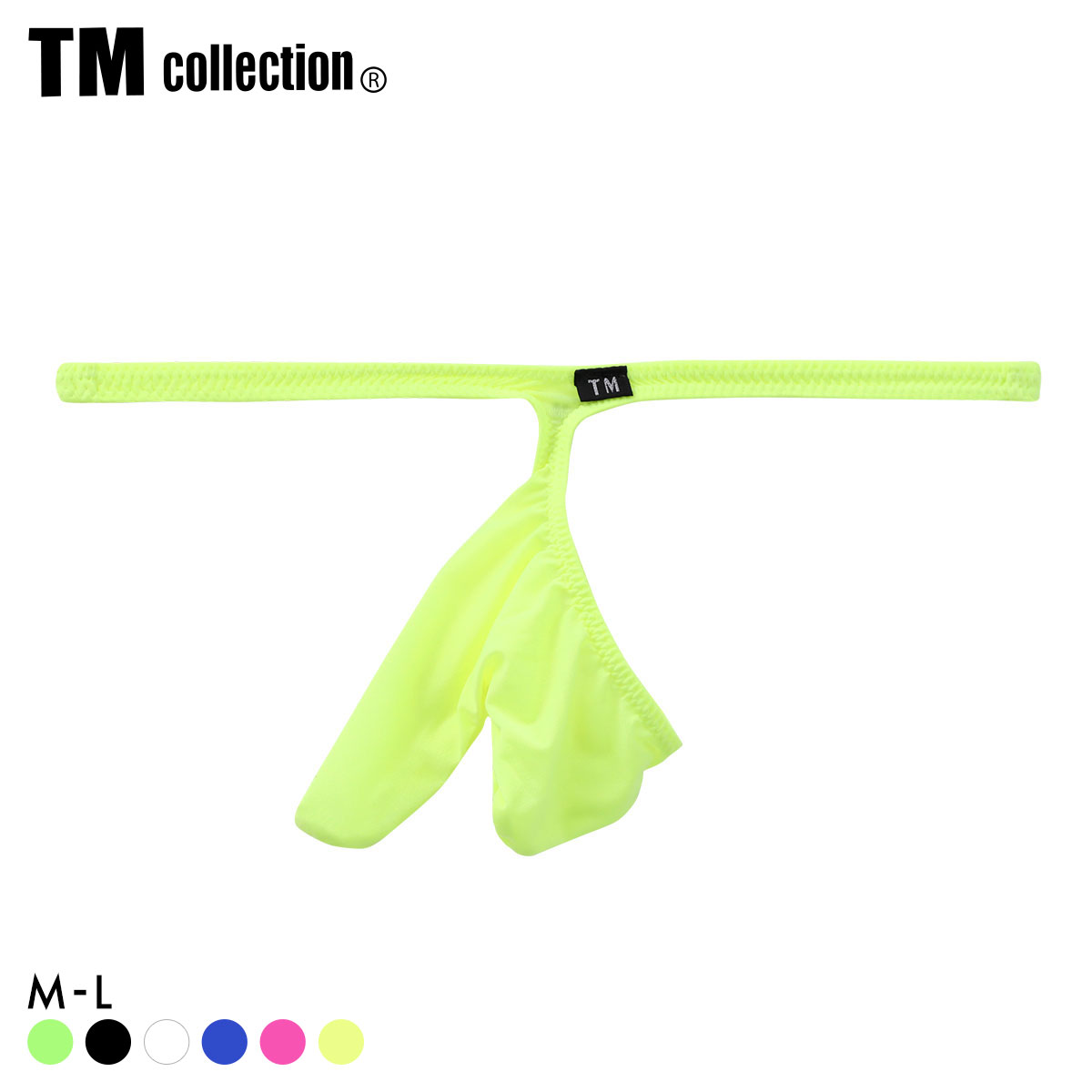 ティーエム コレクション Clearskin UNICORN TB 改 Tバック ビキニ メンズ TM collection(YE-イエロー-M)