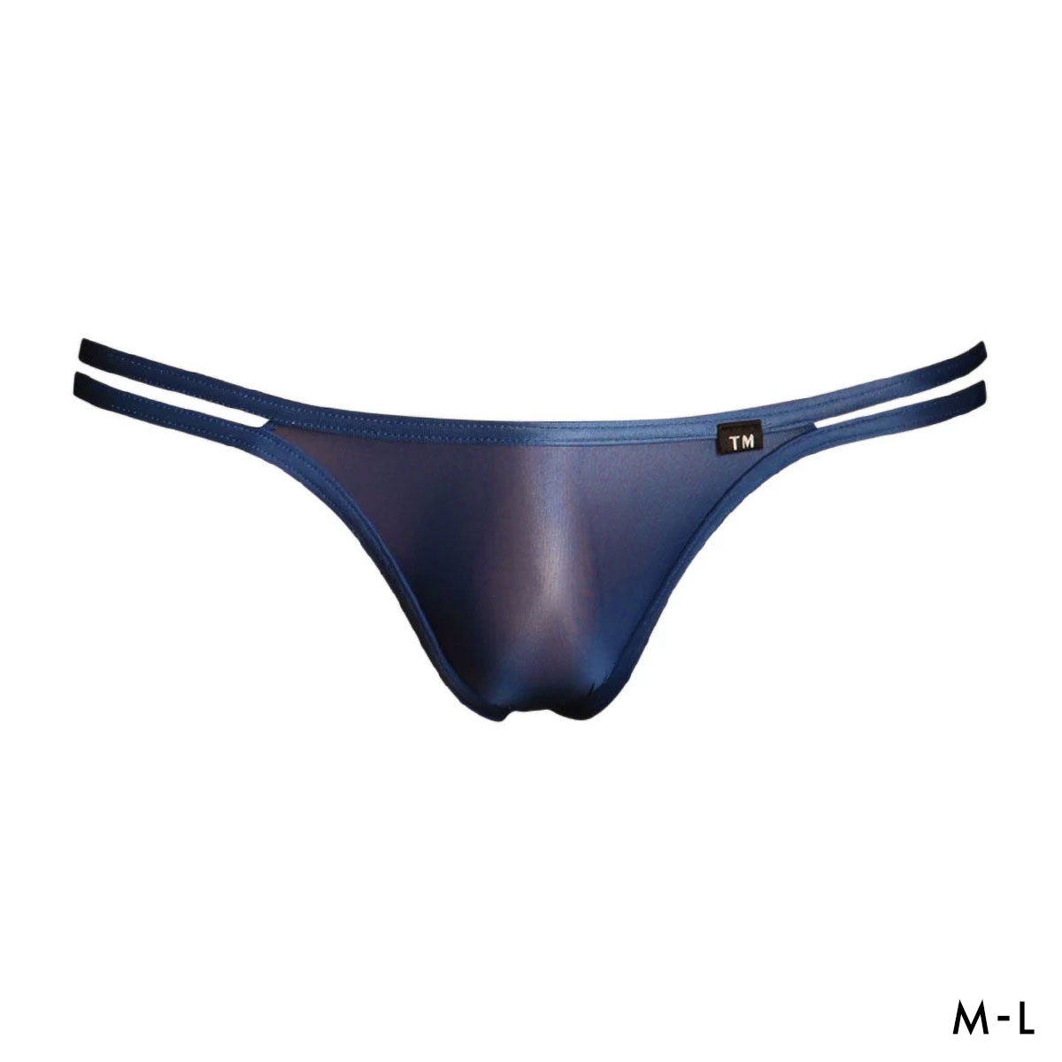 ティーエム コレクション Clearskin ハギナシ W STRING HB ハーフバック ビキニ メンズ TM collection 日本製(NV-ネイビー-M)