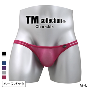 ティーエム コレクション Clearskin ハギナシ W STRING HB ハーフバック ビキニ メンズ TM collection 日本製