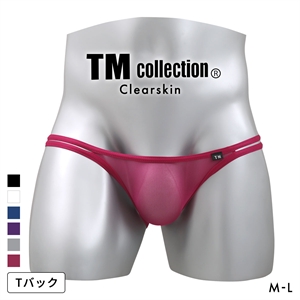 ティーエム コレクション Clearskin ハギナシ W STRING TB Tバック ビキニ メンズ TM collection 日本製