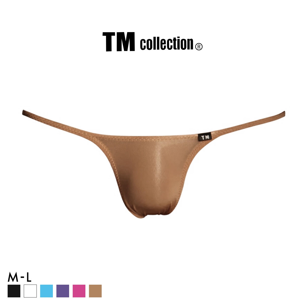 ティーエム コレクション SMK ハギナシシャープ TB highrise Tバック ビキニ メンズ TM collection(BE-ベージュ-M)