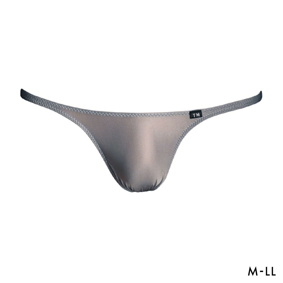 ティーエム コレクション Clearskin 定番スタイル TB Tバック ビキニ メンズ TM collection 日本製(GY-グレー-M)