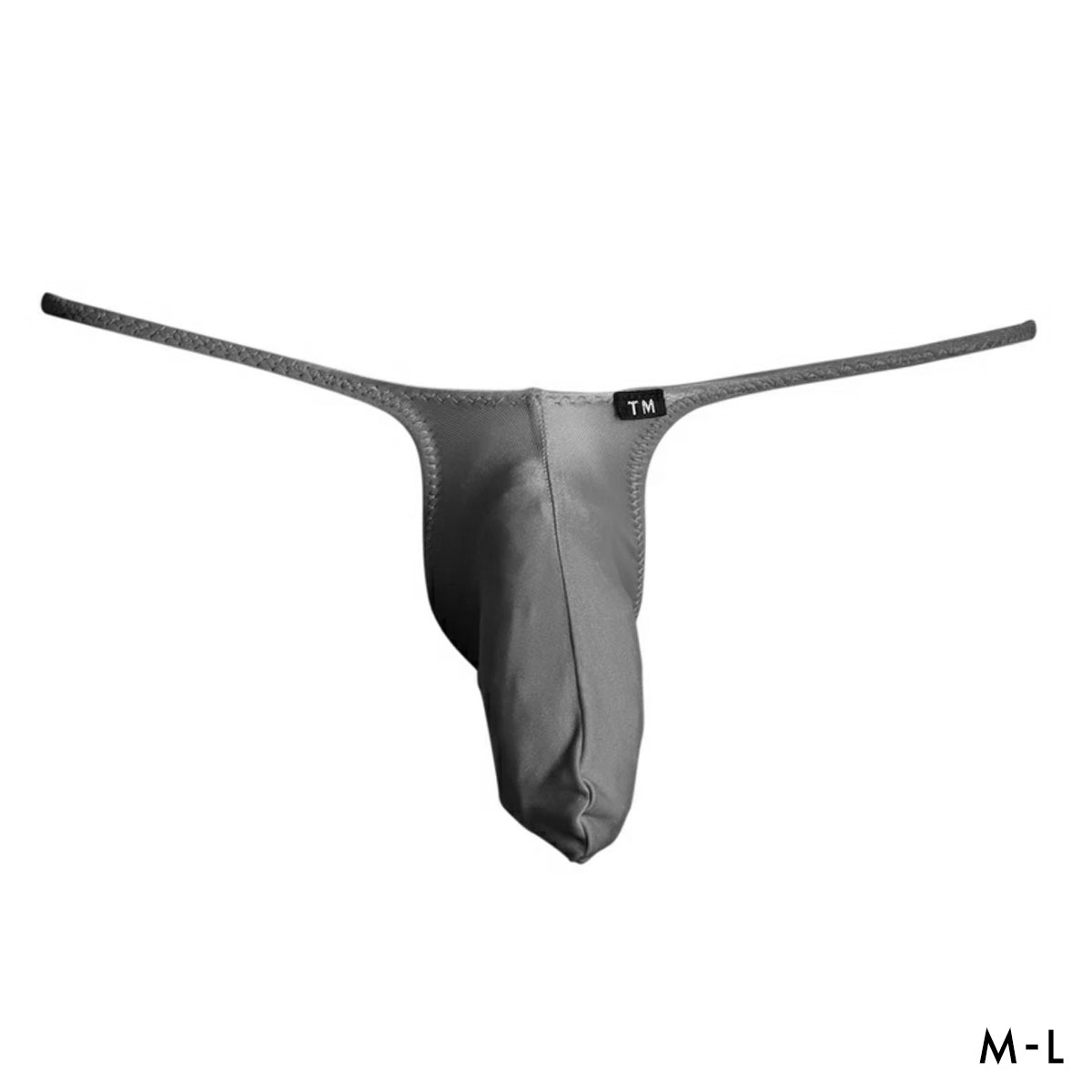 ティーエム コレクション New T2M2 MAX low-rise Bulge TB MAX DARK Tバック ビキニ メンズ TM collection 日本製(GY-グレー-M)