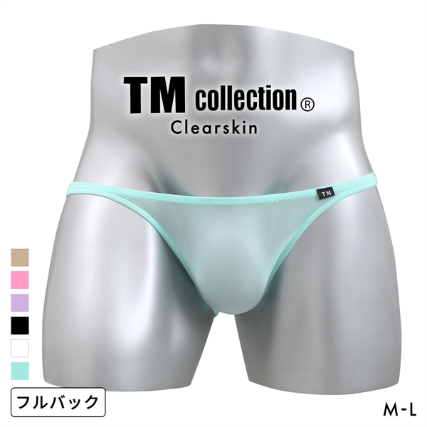 ティーエム コレクション Clearskin ウエストしっかり股下細め FB フルバック ビキニ メンズ TM collection 日本製