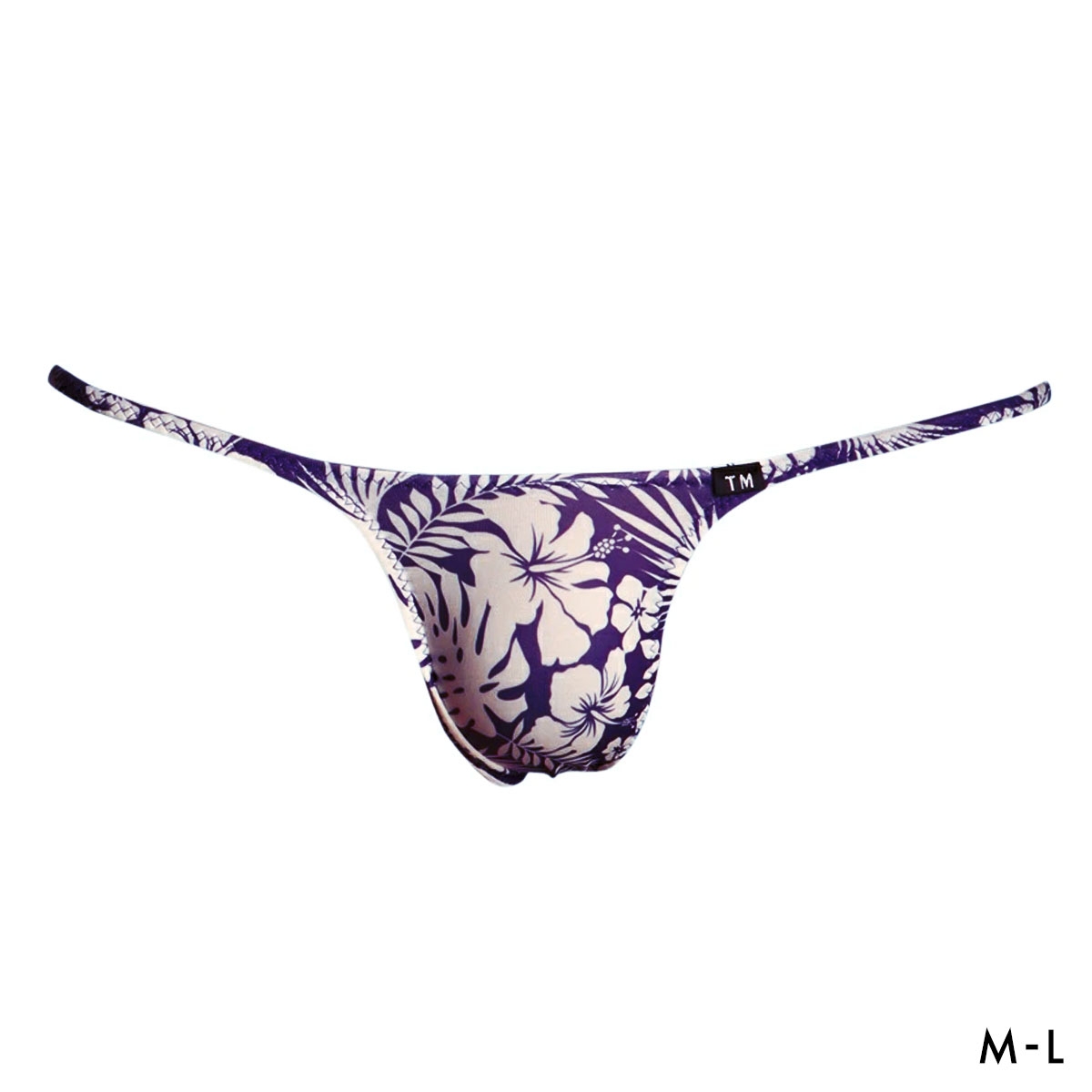 ティーエム コレクション N-3 Variety of patterns ハギナシシャープ TB Tバック ビキニ メンズ TM collection 日本製(FLO-花-M)