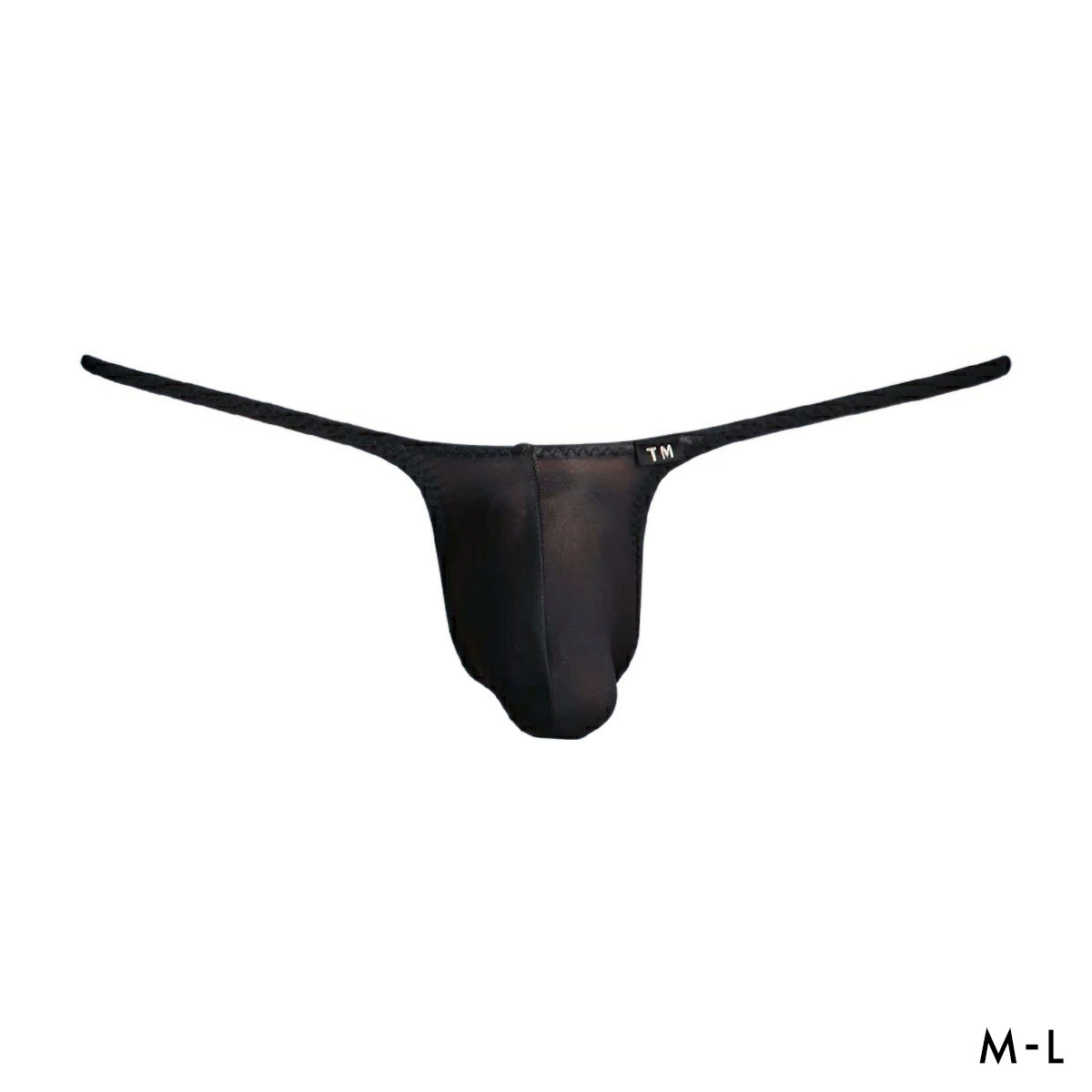 ティーエム コレクション New T2M2 JUST IMPACT TB modest Tバック ビキニ メンズ TM collection 日本製(BK-ブラック-M)