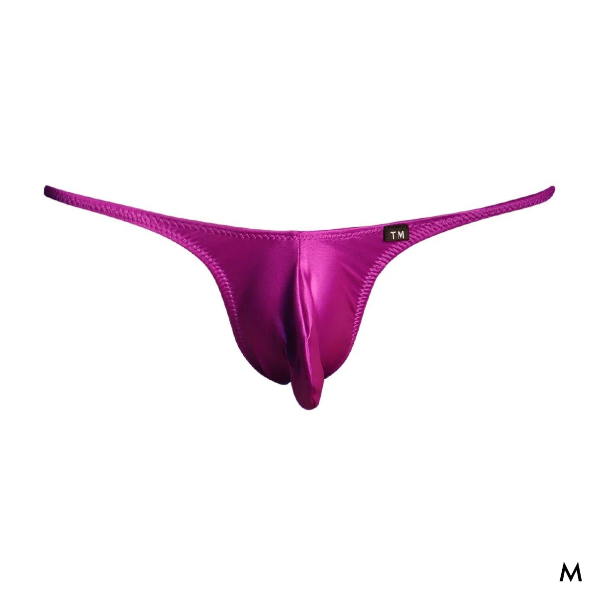 ティーエム コレクション YKS もっこりシャープ HB swim style ハーフバック ビキニ メンズ TM collection 日本製(PPU-ピンクパープル-M)