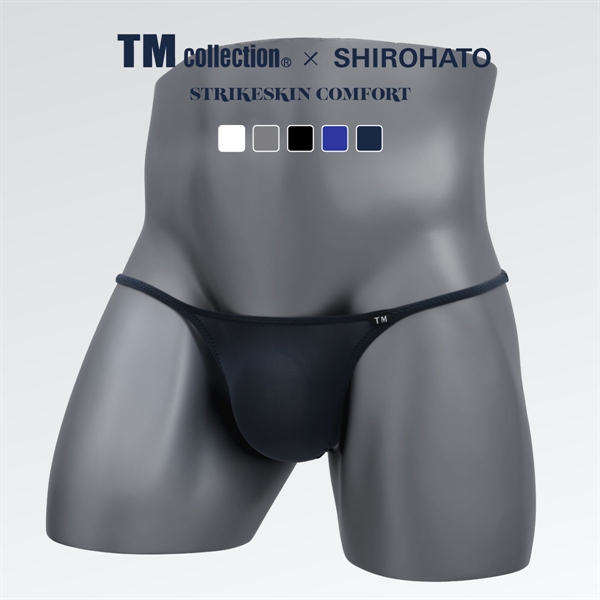 ティーエム コレクション TM collection × SHIROHATO コラボ STRIKESKIN COMFORT ハギ無シャープ ハーフバック ビキニ M L LL