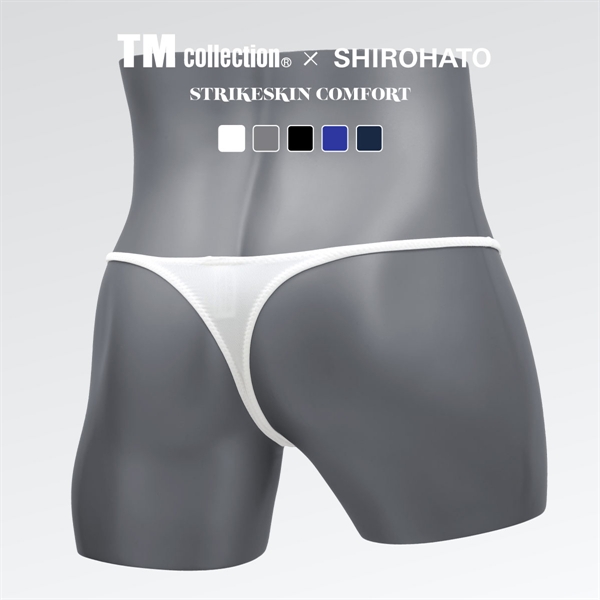 ティーエム コレクション TM collection × SHIROHATO コラボ STRIKESKIN COMFORT ハギ無シャープ Tバック ビキニ M L LL