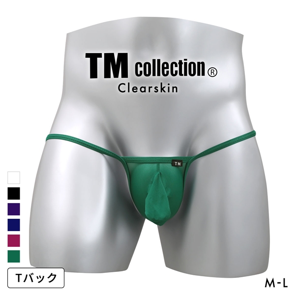 ティーエム コレクション Clearskin Power Binding JUST IMPACT HORN TB Tバック ビキニ メンズ TM collection 日本製