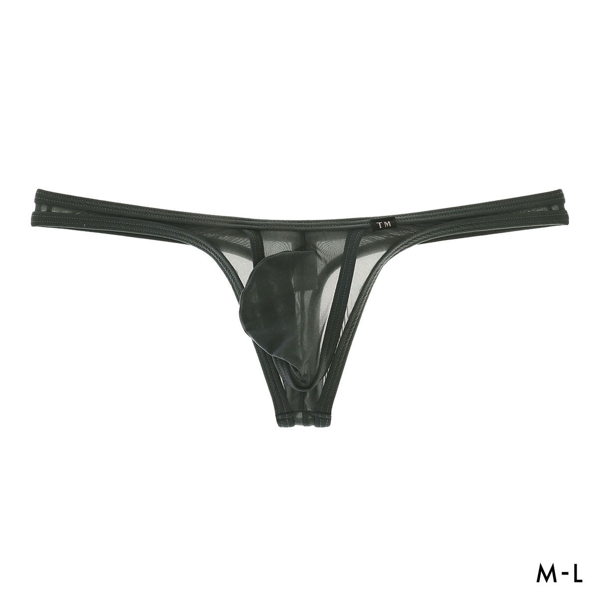 ティーエム コレクション Clearskin カップぷっくり TB Tバック ビキニ メンズ TM collection(GY-グレー-M)