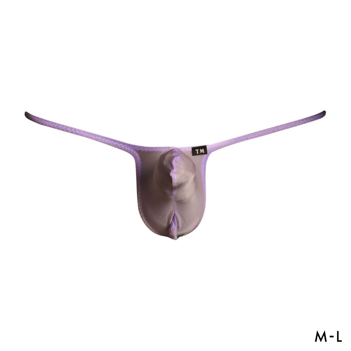 ティーエム コレクション Clearskin JUST IMPACT HORN POUCH TB Tバック ビキニ メンズ TM collection 日本製(PU-パープル-M)