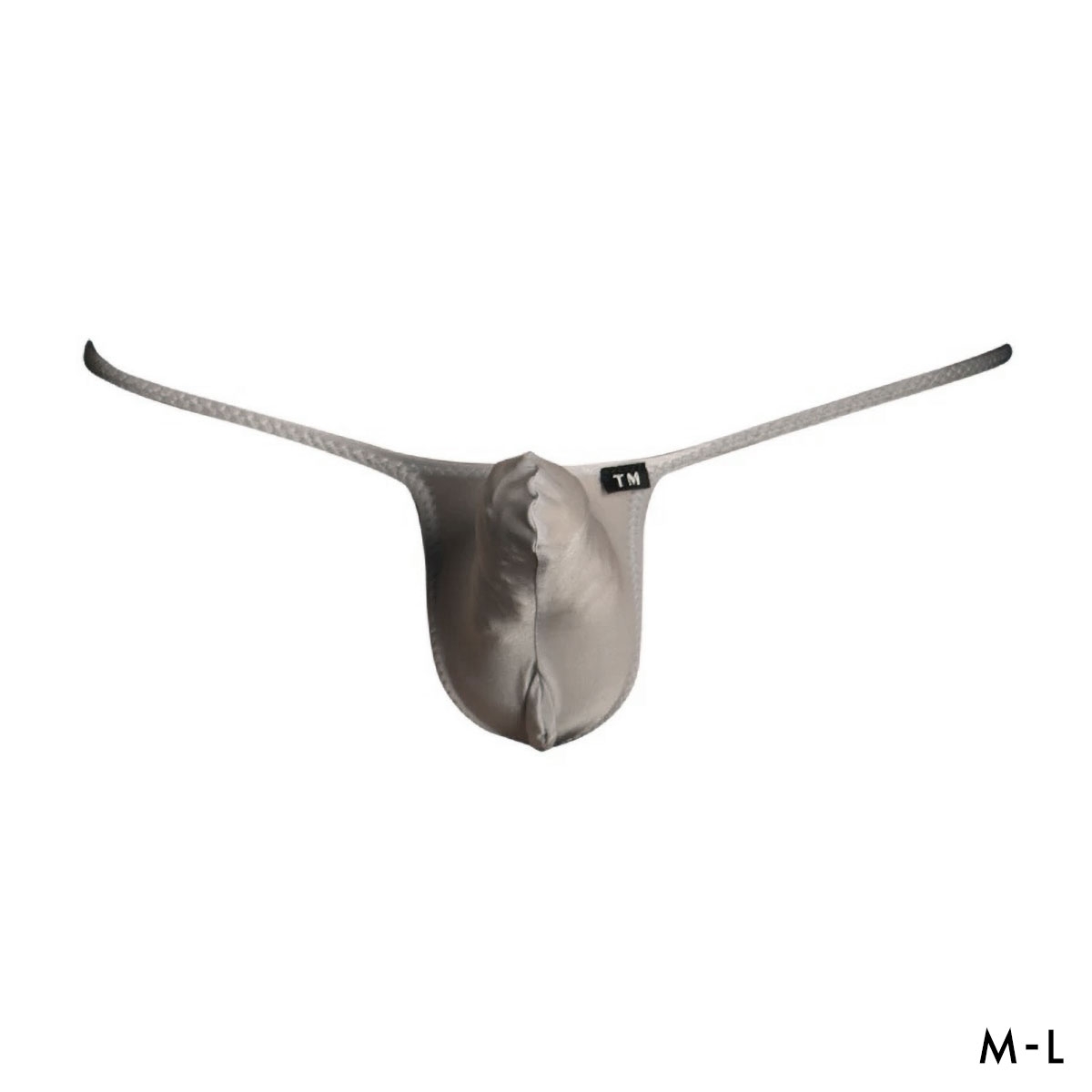 ティーエム コレクション Clearskin JUST IMPACT HORN POUCH TB Tバック ビキニ メンズ TM collection 日本製(GY-グレー-M)