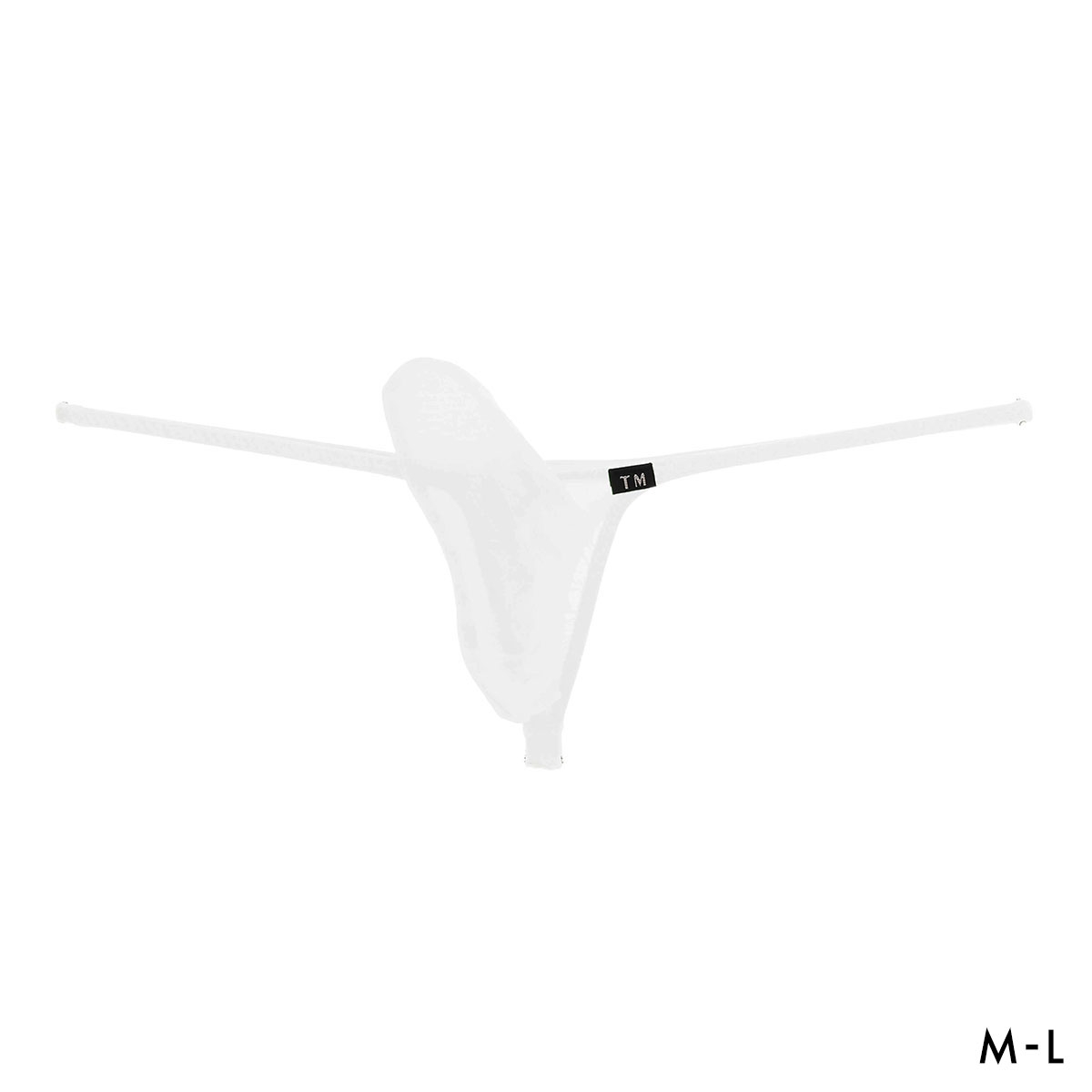 ティーエム コレクション Clearskin JUST IMPACT HORN TB BIKINI Tバック ビキニ メンズ TM collection(WH-ホワイト-M)