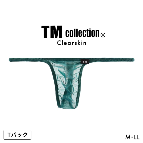 ティーエム コレクション Clearskin ハギナシシャープ TB Tバック ビキニ メンズ 大きいサイズ TM collection