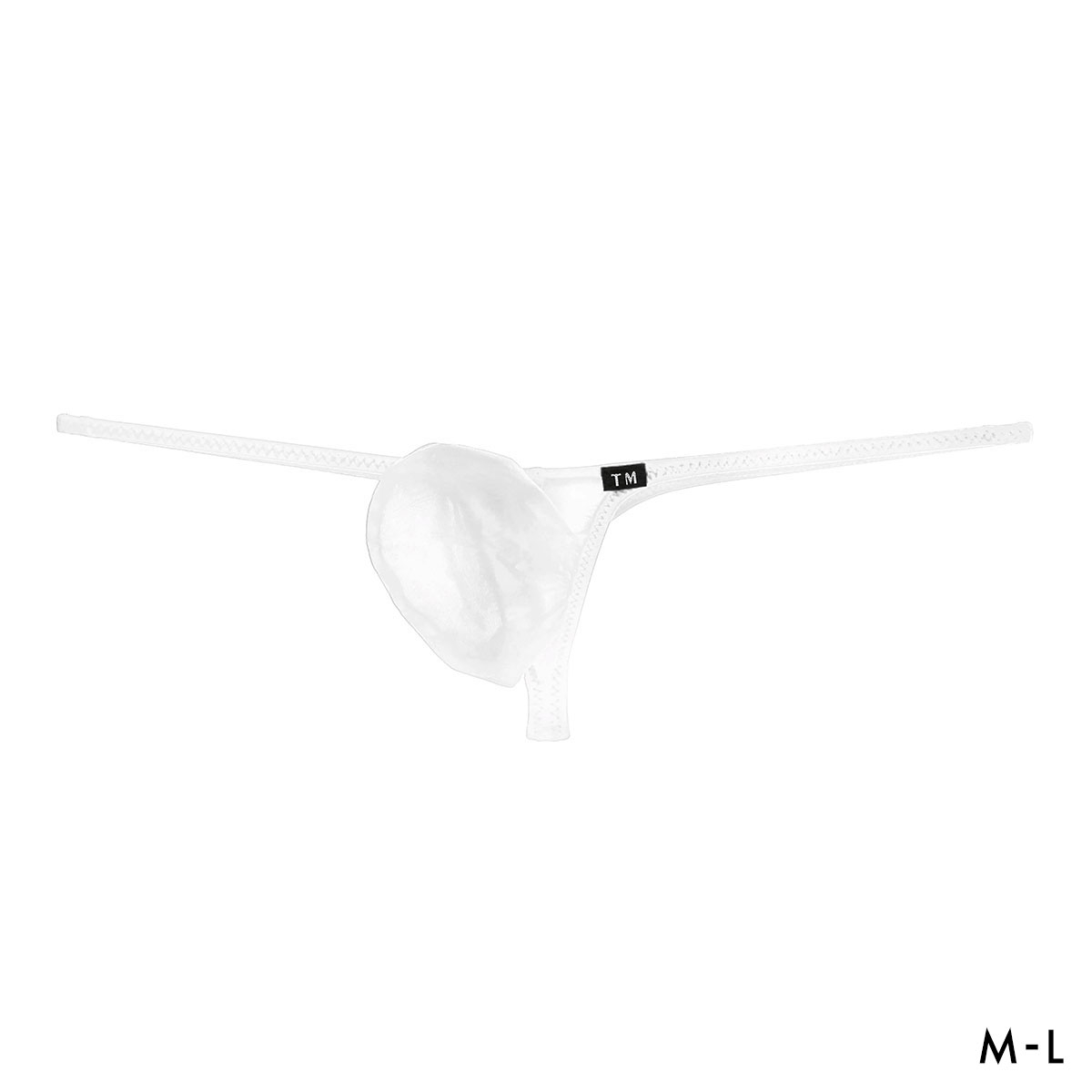 ティーエム コレクション Clearskin MAX low-rise Bulge TB Tバック ビキニ メンズ 日本製 TM collection(WH-ホワイト-M)
