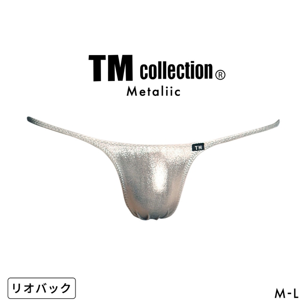 ティーエム コレクション Metaliic ハギナシシャープ RB リオバック ビキニ メンズ TM collection