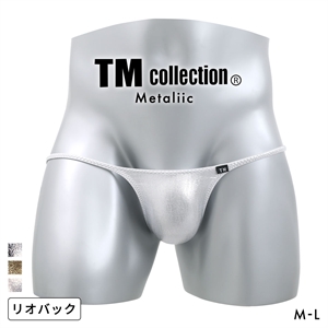 ティーエム コレクション Metaliic ハギナシシャープ RB リオバック ビキニ メンズ TM collection