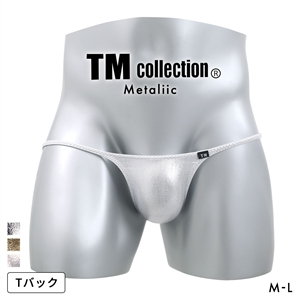 ティーエム コレクション Metaliic ハギナシシャープ TB Tバック ビキニ メンズ TM collection 日本製