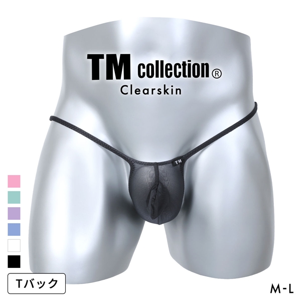 ティーエム コレクション Clearskin Back gather JUST IMPACT HORN TB BIKINI Tバック ビキニ メンズ TM collection
