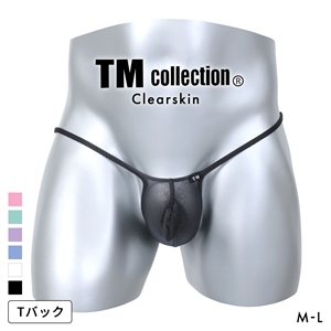 ティーエム コレクション Clearskin Back gather JUST IMPACT HORN TB BIKINI Tバック ビキニ メンズ TM collection