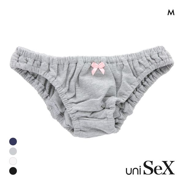 ユニセックス PLAY Lyocell 超ローライズインゴムキュートショーツ Ladys ハーフバック M ビキニ ジェンダーレス TM