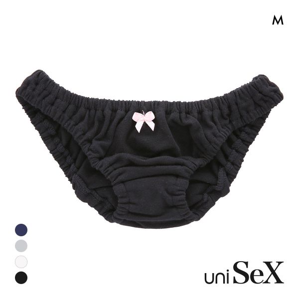 ユニセックス PLAY Lyocell 超ローライズインゴムキュートショーツ Ladys ハーフバック M ビキニ ジェンダーレス TM