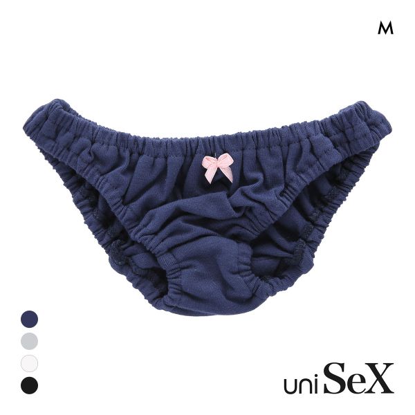 ユニセックス PLAY Lyocell 超ローライズインゴムキュートショーツ Ladys ハーフバック M ビキニ ジェンダーレス TM