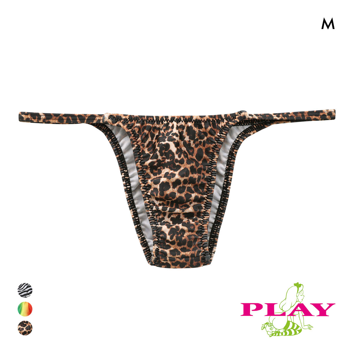 ターキー レディース PLAY Variety of patterns side string ハーフバック ビキニ　Ladys TURKEY TM collection(LEO-ヒョウ-M)