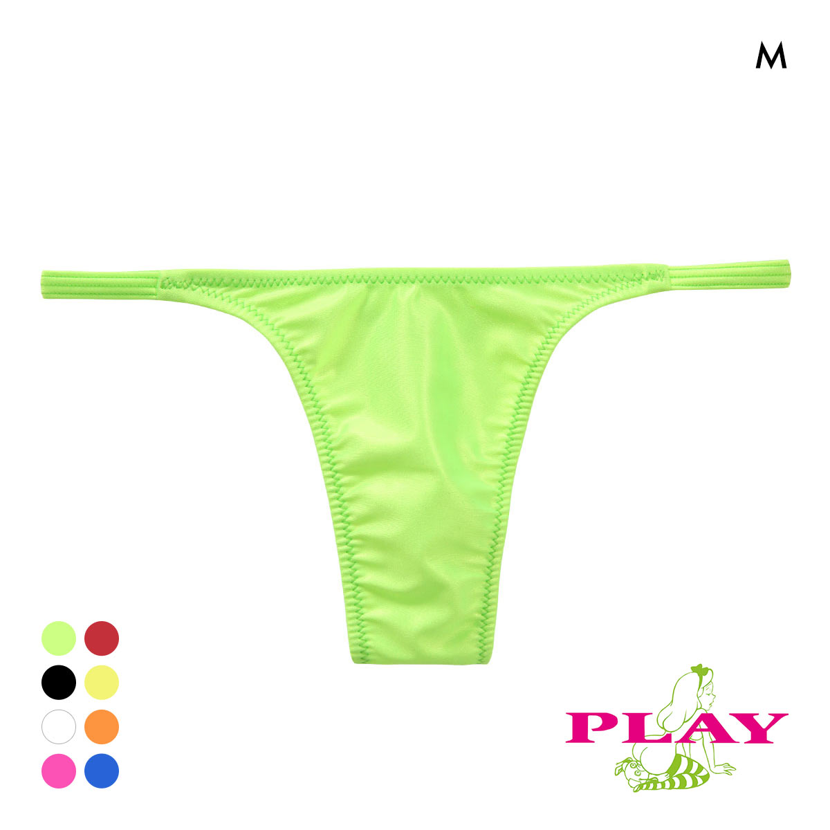 ユニセックス PLAY WET side string Tバック M ビキニ