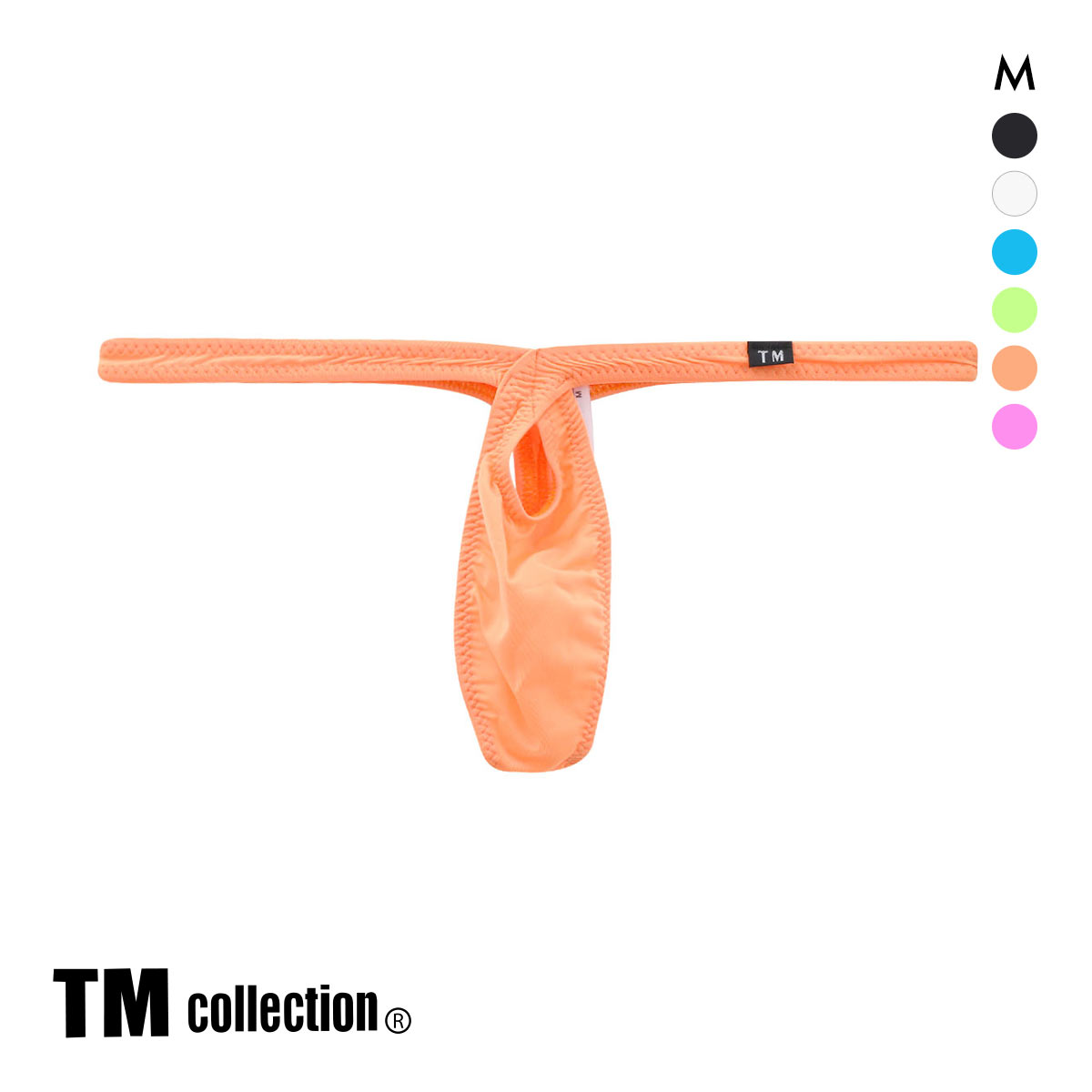 ティーエム コレクション STRIKESKIN ゆりかもめ TB Tバック M セクシー メンズ 前とじ TM collection(OR-オレンジ-M)