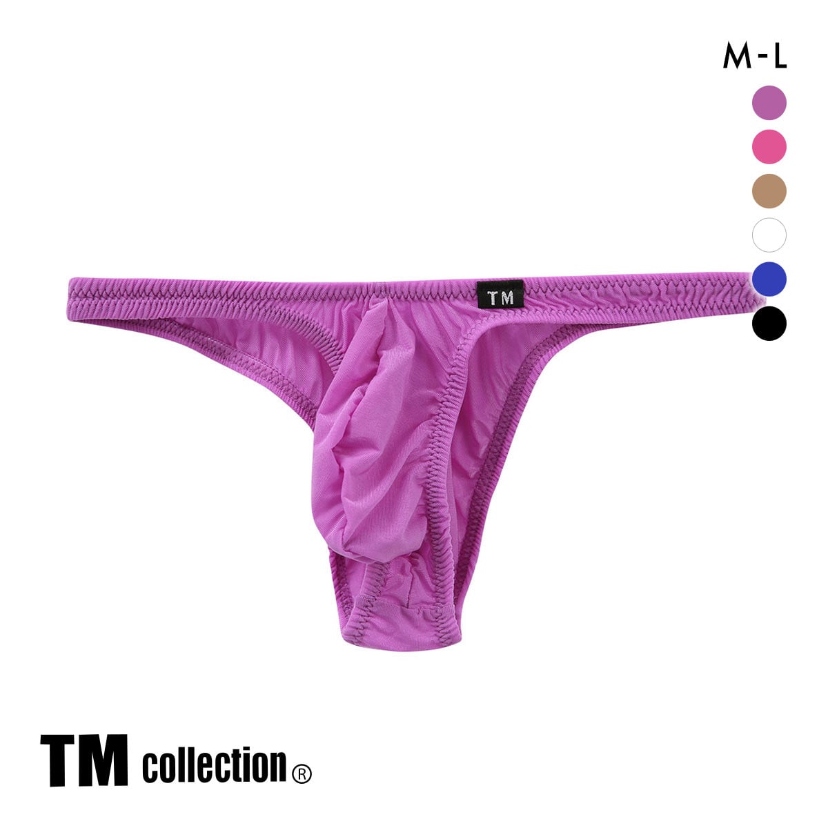 ティーエム コレクション SMK ツノ型シャープカットバルジ ハーフバック ML もっこり メンズ 前とじ ビキニ 日本製 TM collection