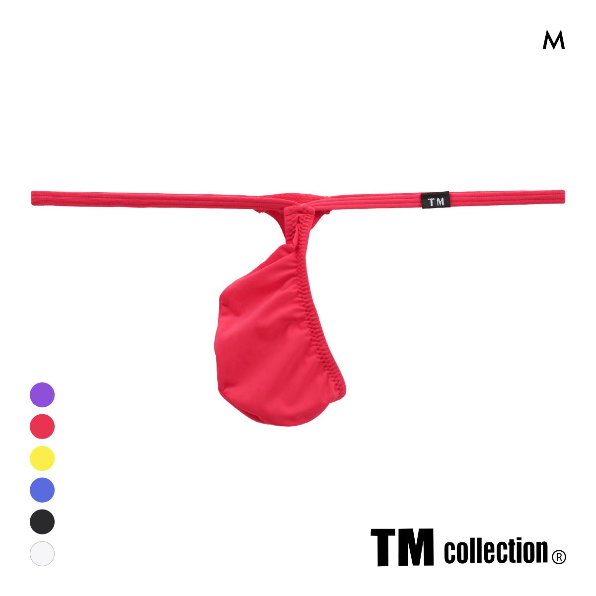 ティーエム コレクション STRIKESKIN Fork ポーチカップ Tバック メンズ ビキニ TM collection(RE-レッド-M)
