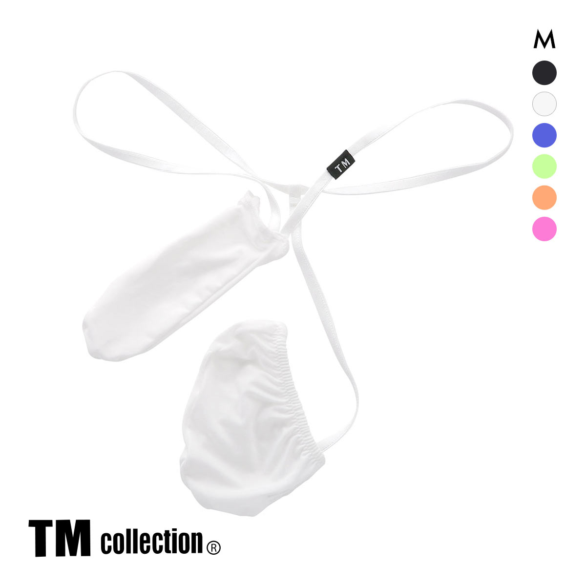 ティーエム コレクション STRIKESKIN 合体一角玉袋 G-string ストライクスキン メンズ TM collection(WH-ホワイト-M)