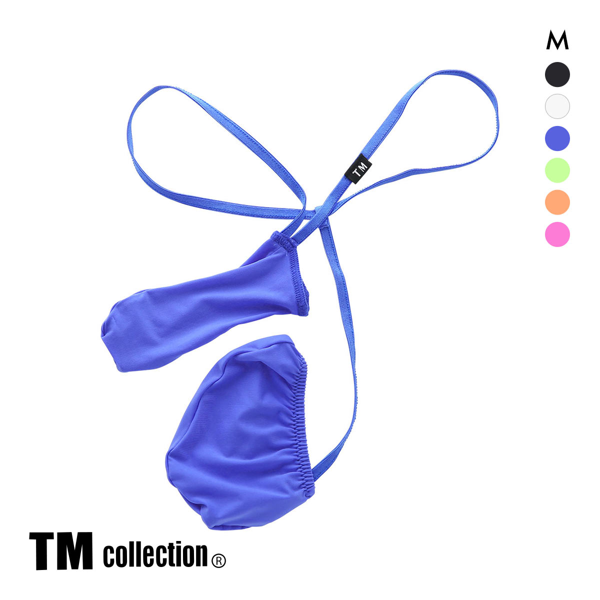 ティーエム コレクション STRIKESKIN 合体一角玉袋 G-string ストライクスキン メンズ TM collection(BU-ブルー-M)