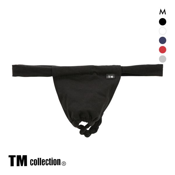 ティーエム コレクション コットンベア天 ねじりふんどし Gスト Tバック タンガ メンズ TM collection