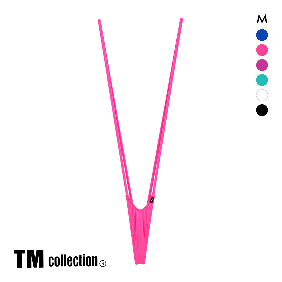ティーエム コレクション 　ひょうたんフロント サスペンダー M セクシー メンズ 前とじ TM collection(PI-ピンク-M)