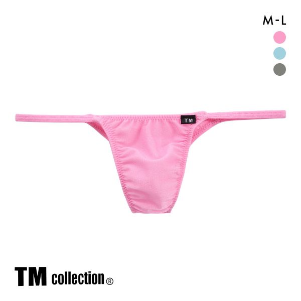 ティーエム コレクション キラメキ2way　サイドストリング ハーフバック ハギナシシャープ ML メンズ ビキニ TM collection
