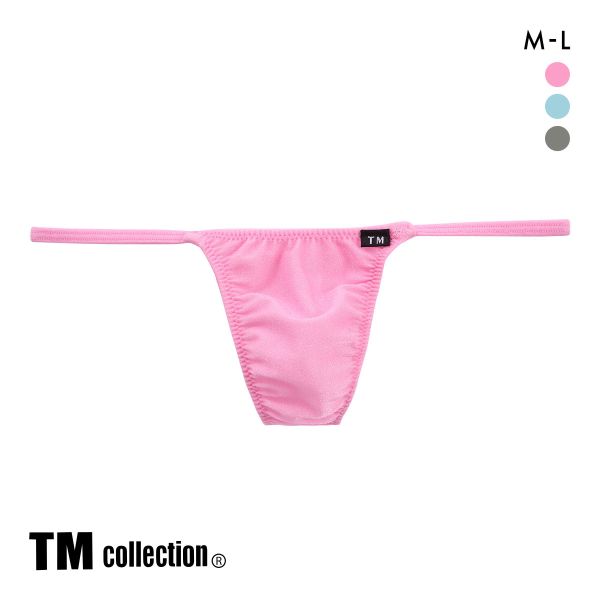 ティーエム コレクション キラメキ2way サイドストリング Tバック ハギナシシャープ ML メンズ ビキニ TM collection