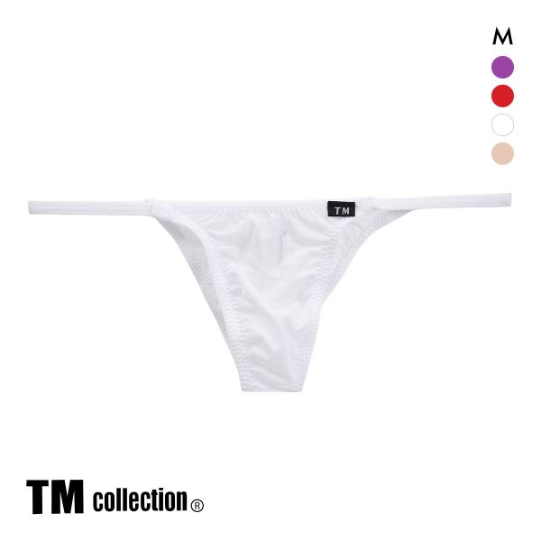 ティーエム コレクション ナイロンベア天　サイドストリング ハーフバック ハギナシシャープ M メンズ ビキニ TM collection