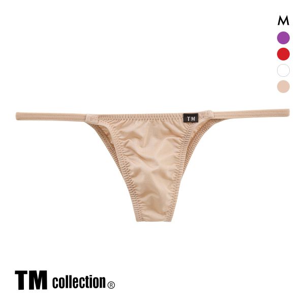 ティーエム コレクション ナイロンベア天　サイドストリング ハーフバック ハギナシシャープ M メンズ ビキニ TM collection