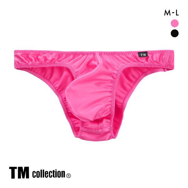 ティーエム コレクション Satin シンプル ビキニ ハーフバック TM collection