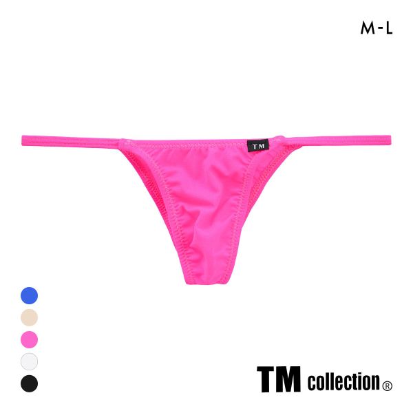 ティーエム コレクション ガーゼ調 2way side string ML ハーフバック ビキニ TM collection
