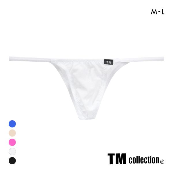 ティーエム コレクション ガーゼ調 2way side string ML ハーフバック ビキニ TM collection