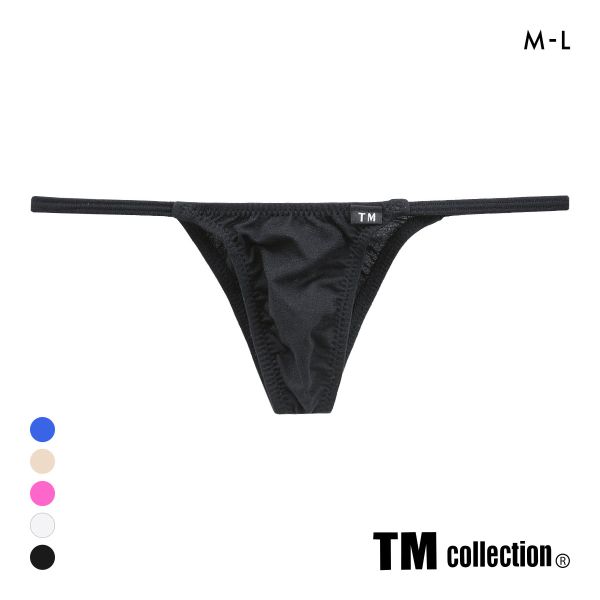 ティーエム コレクション ガーゼ調 2way side string ML ハーフバック ビキニ TM collection