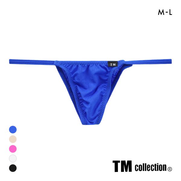 ティーエム コレクション ガーゼ調 2way side string ML ハーフバック ビキニ TM collection