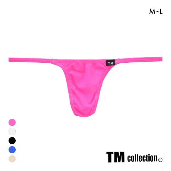 ティーエム コレクション ガーゼ調 2way side string ML Tバック ビキニ TM collection