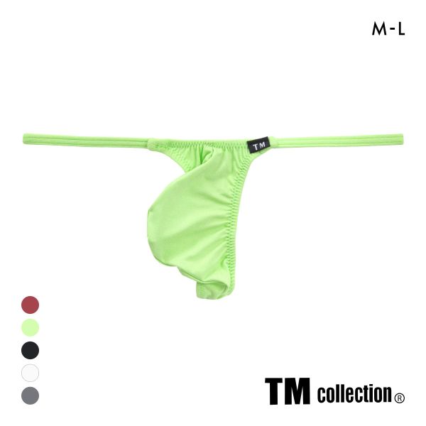 ティーエム コレクション Newskin side string Bulge Tバック M メンズ 前とじ TM collection