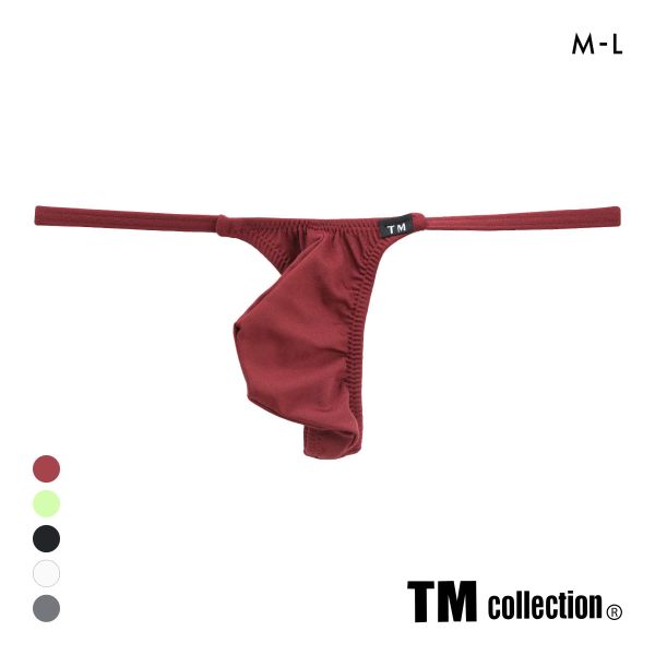 ティーエム コレクション Newskin side string Bulge Tバック M メンズ 前とじ TM collection