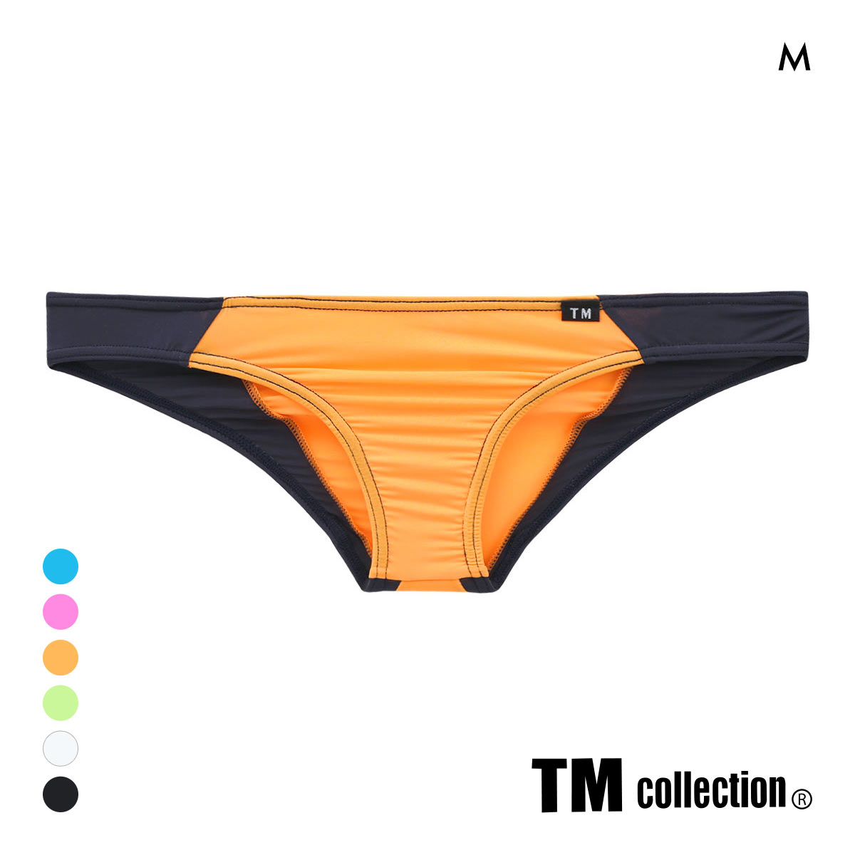ティーエム コレクション STRIKESKIN Speedy FB フルバックビキニ TM collection(OR-オレンジ-M)